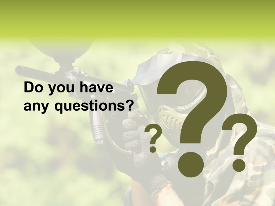 Adrenaline Aiming Summer PowerPoint Template