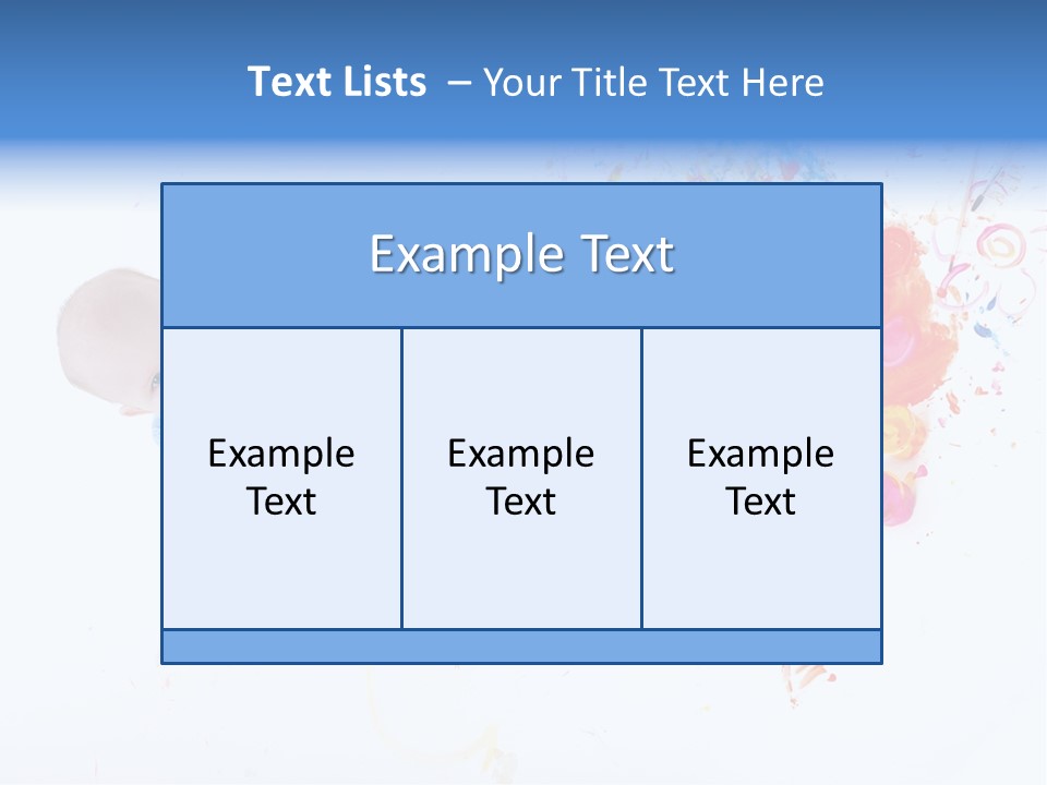 White Laughing Baby PowerPoint Template