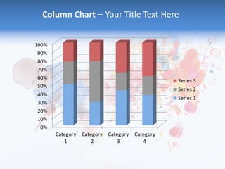 White Laughing Baby PowerPoint Template