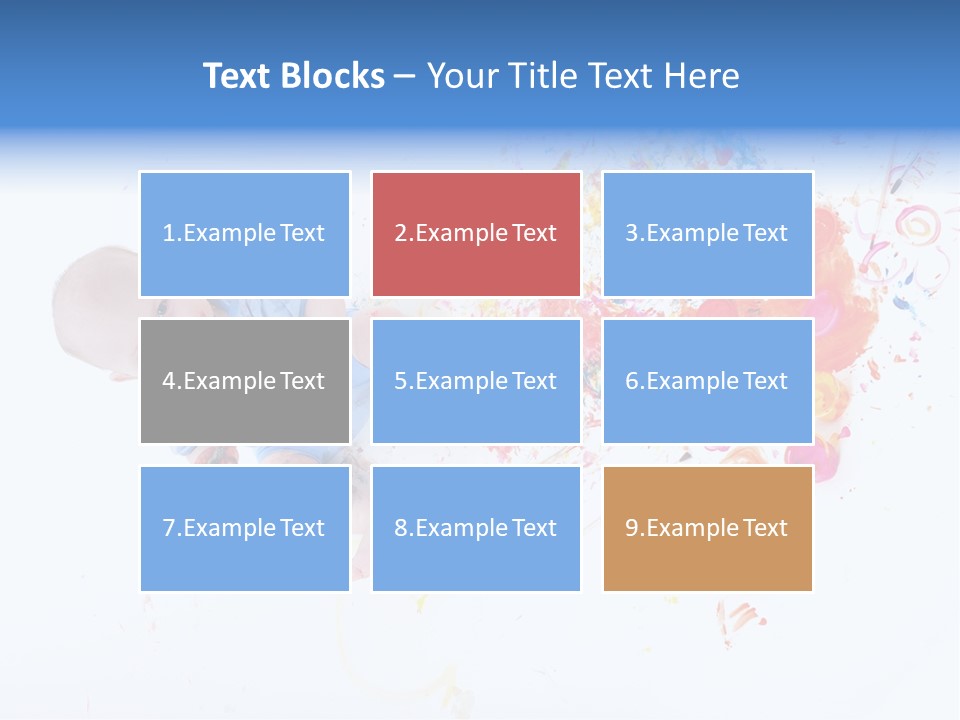 White Laughing Baby PowerPoint Template