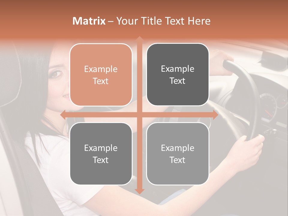 Girl Smile Portrait PowerPoint Template