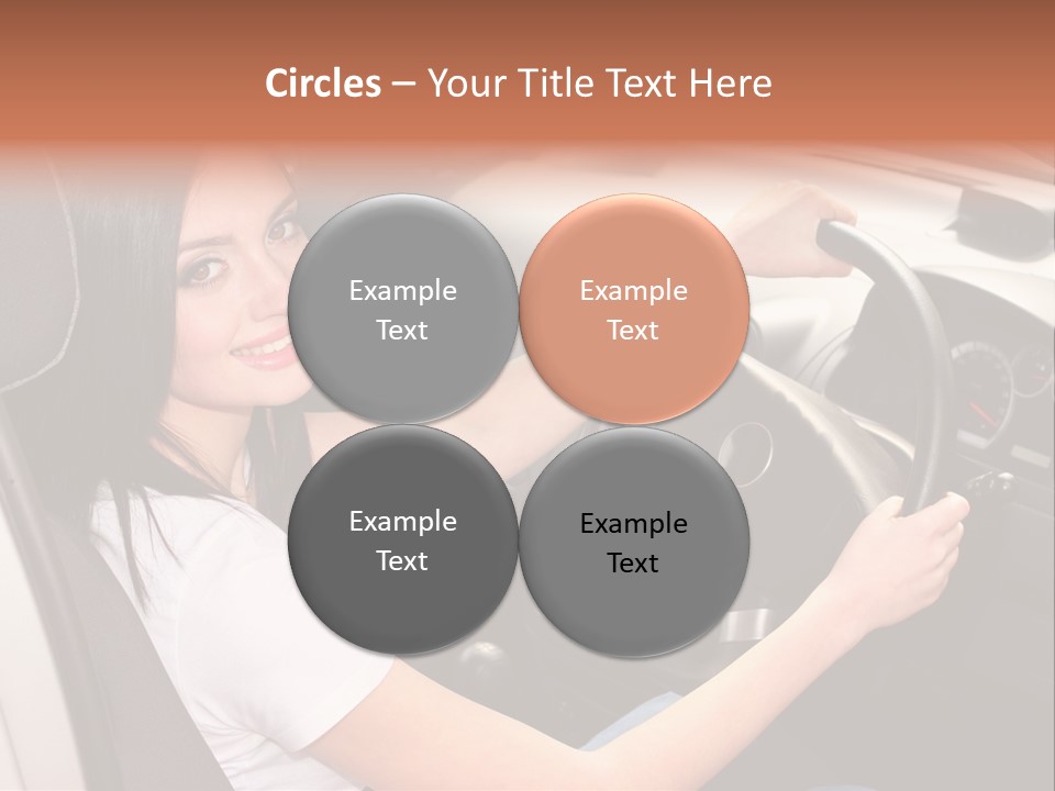 Girl Smile Portrait PowerPoint Template