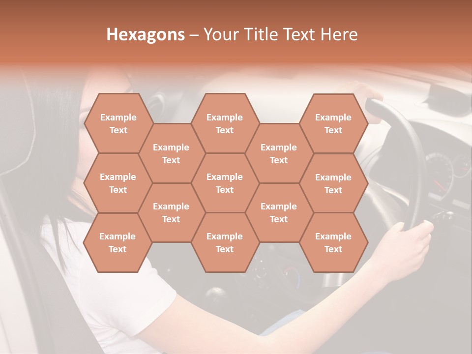 Girl Smile Portrait PowerPoint Template