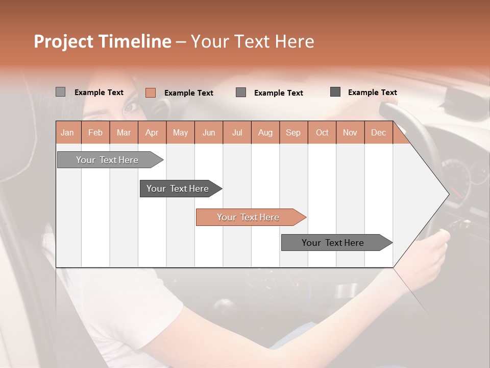 Girl Smile Portrait PowerPoint Template