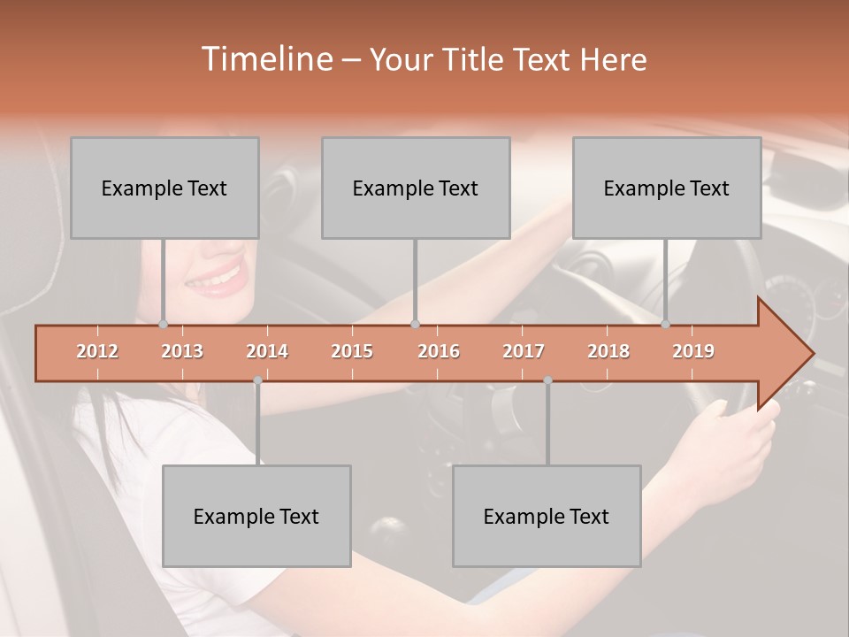 Girl Smile Portrait PowerPoint Template