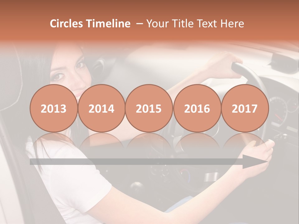 Girl Smile Portrait PowerPoint Template