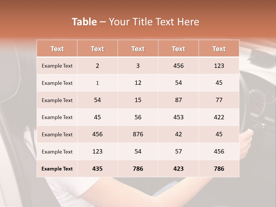 Girl Smile Portrait PowerPoint Template