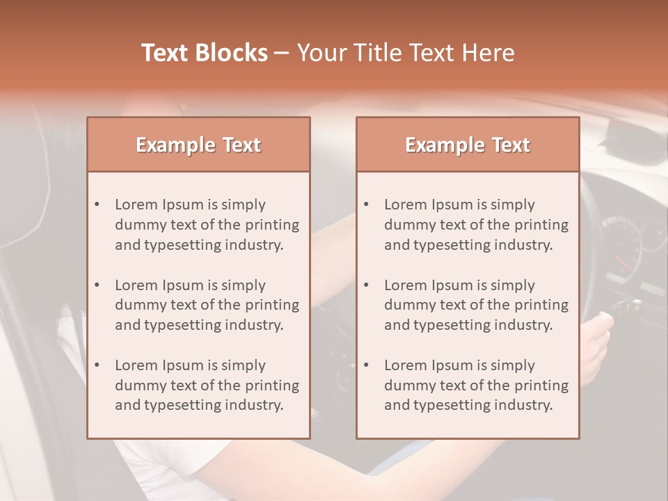 Girl Smile Portrait PowerPoint Template