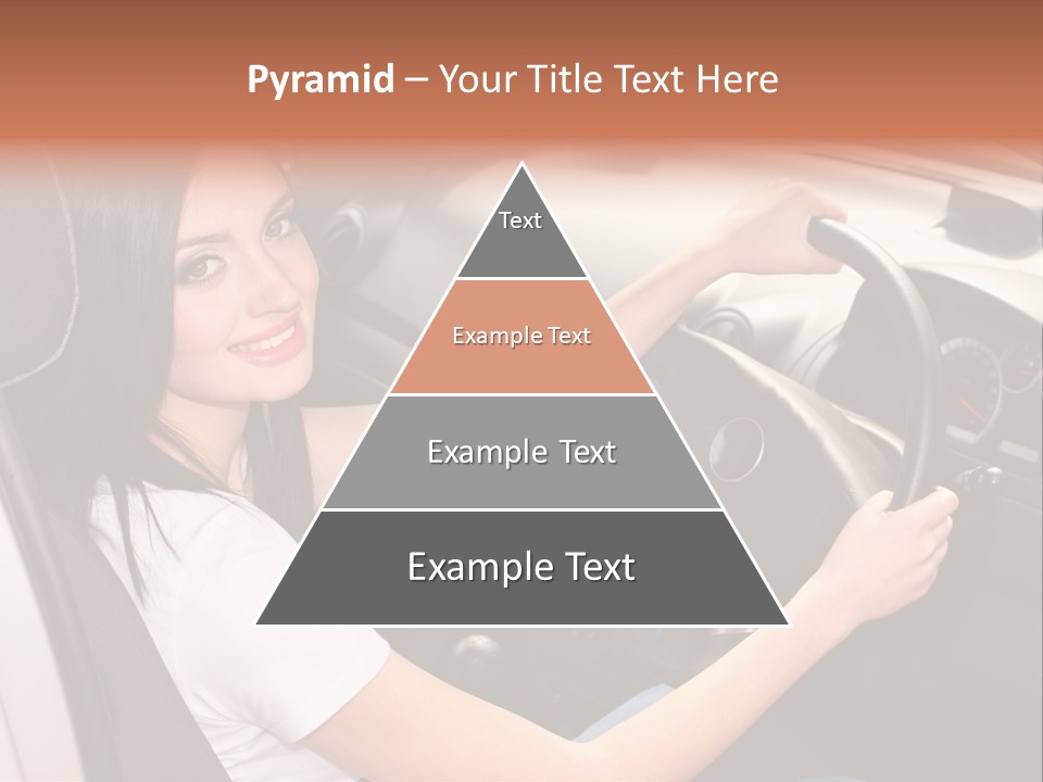 Girl Smile Portrait PowerPoint Template