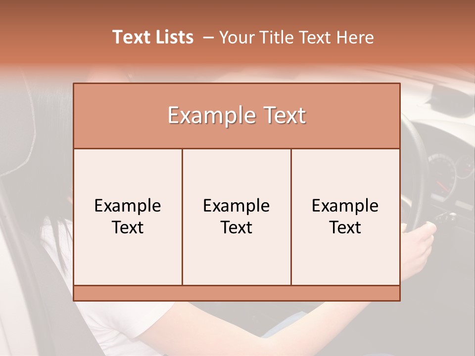 Girl Smile Portrait PowerPoint Template