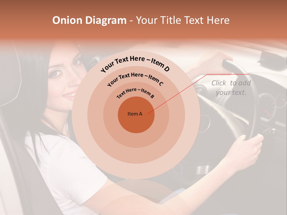 Girl Smile Portrait PowerPoint Template