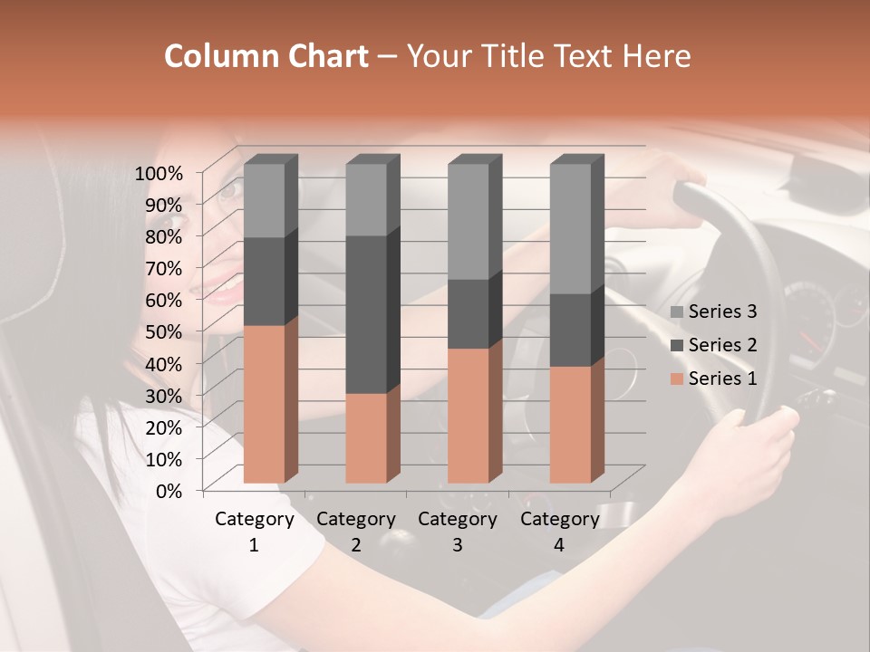 Girl Smile Portrait PowerPoint Template
