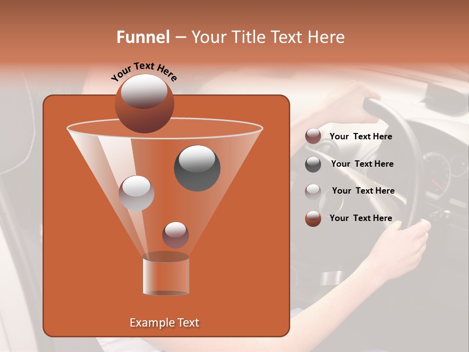 Girl Smile Portrait PowerPoint Template