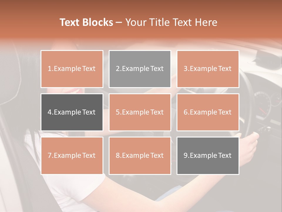 Girl Smile Portrait PowerPoint Template