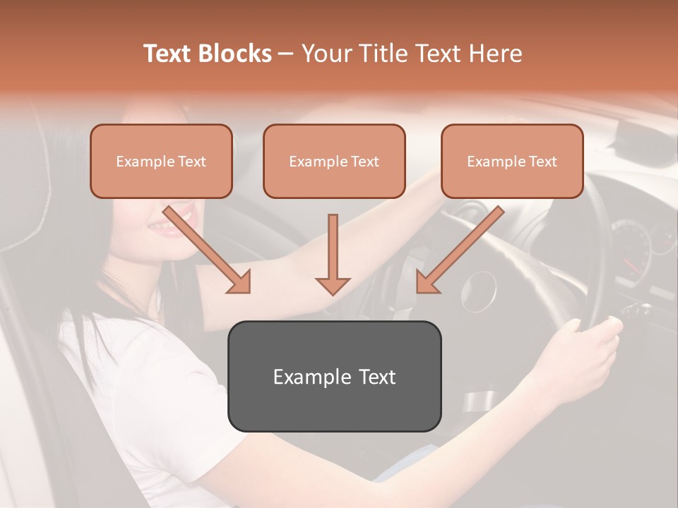 Girl Smile Portrait PowerPoint Template