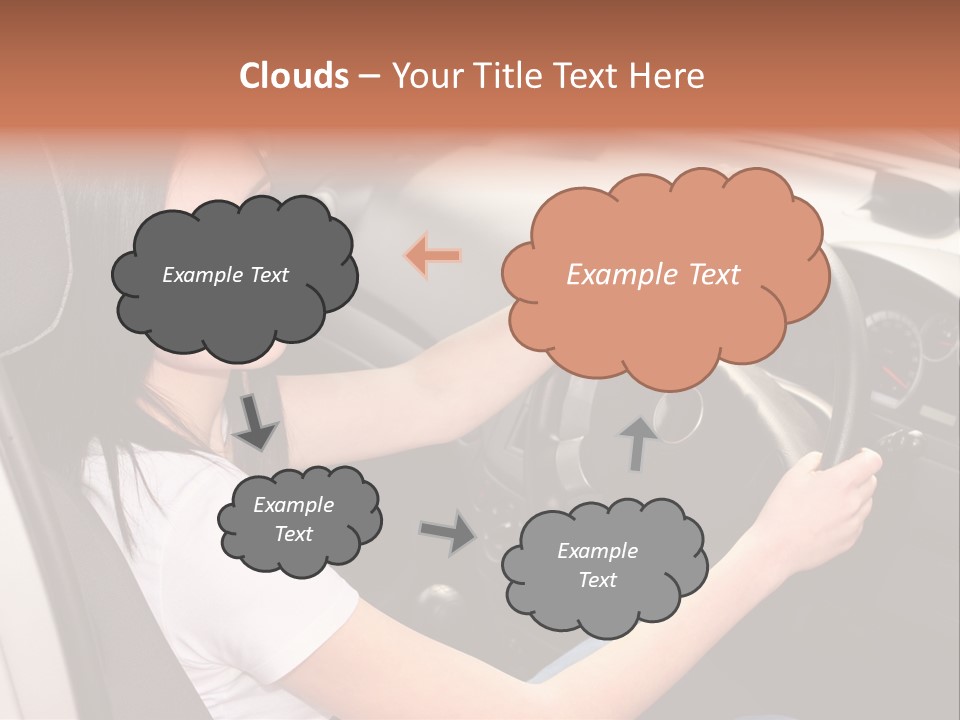 Girl Smile Portrait PowerPoint Template