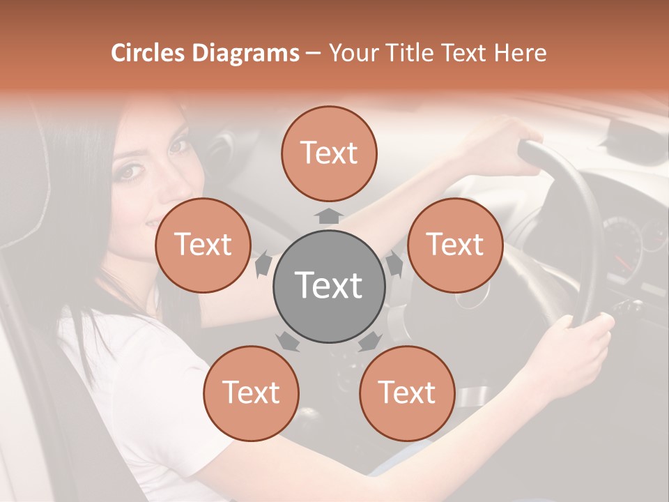 Girl Smile Portrait PowerPoint Template