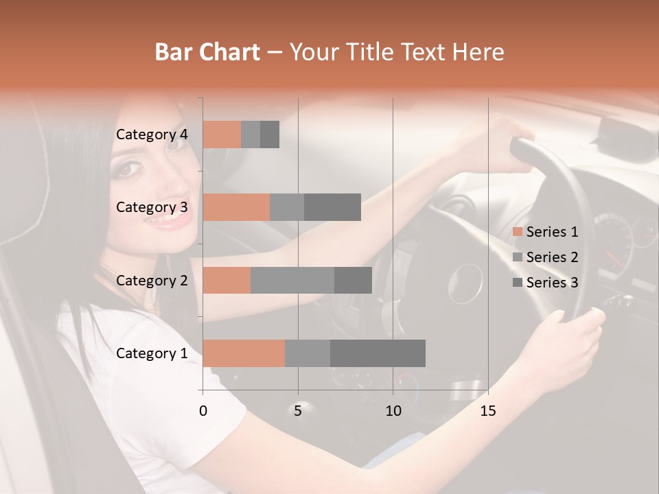 Girl Smile Portrait PowerPoint Template