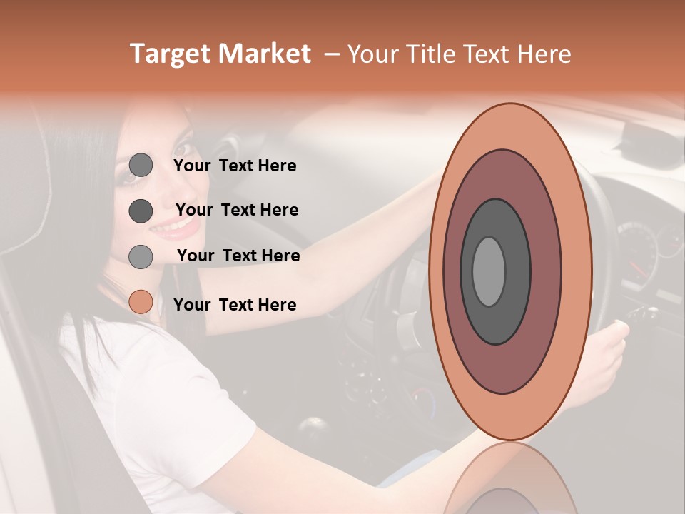 Girl Smile Portrait PowerPoint Template