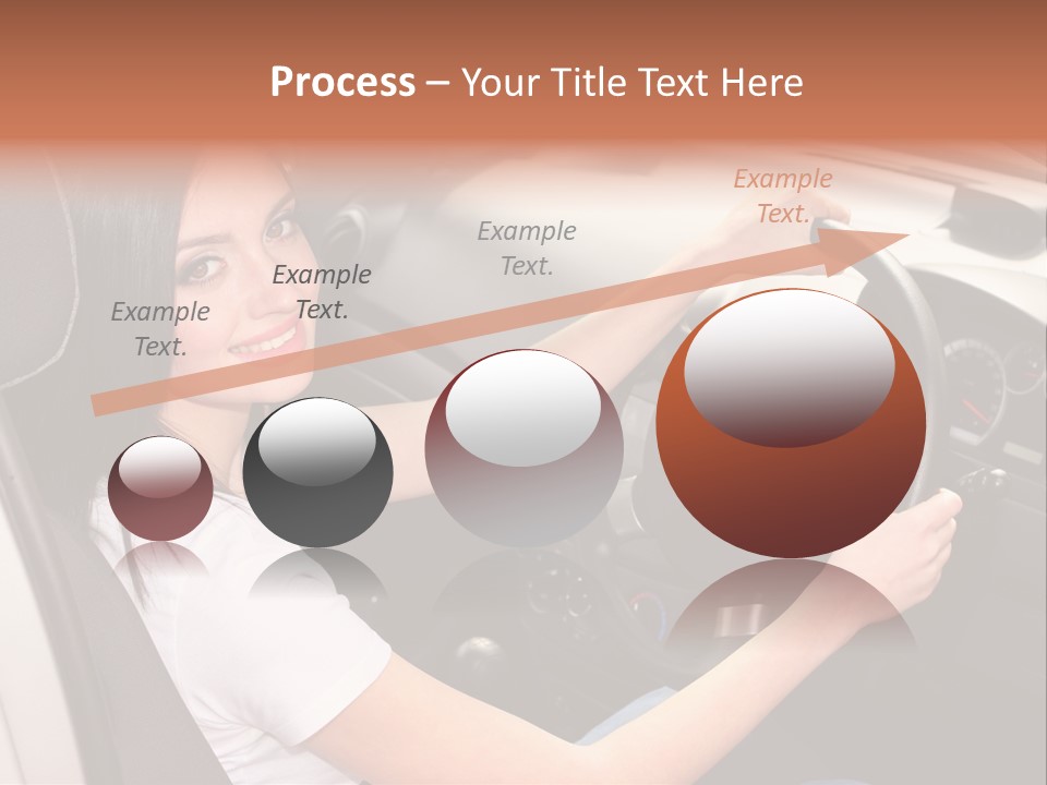 Girl Smile Portrait PowerPoint Template