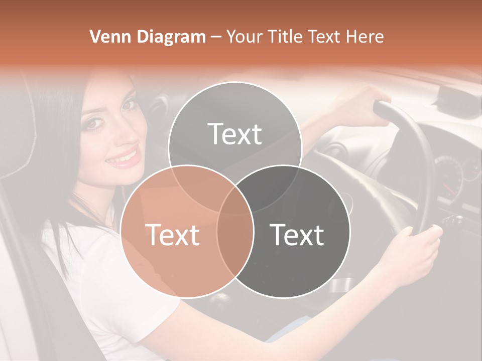 Girl Smile Portrait PowerPoint Template