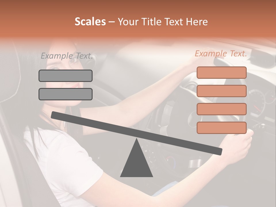 Girl Smile Portrait PowerPoint Template