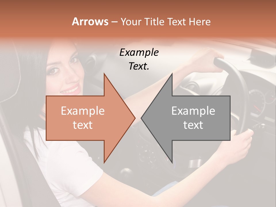 Girl Smile Portrait PowerPoint Template