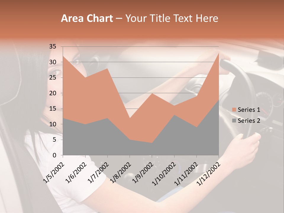 Girl Smile Portrait PowerPoint Template