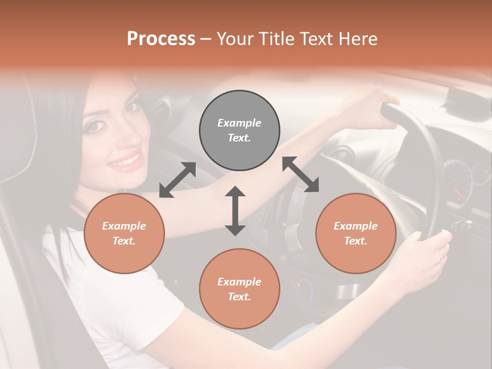 Girl Smile Portrait PowerPoint Template