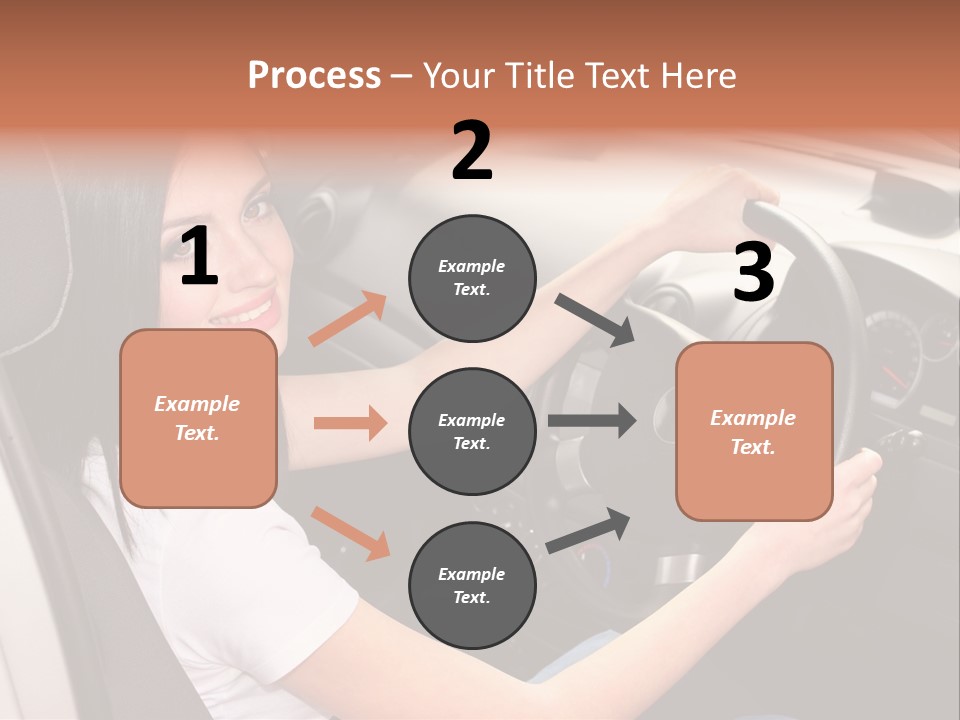 Girl Smile Portrait PowerPoint Template