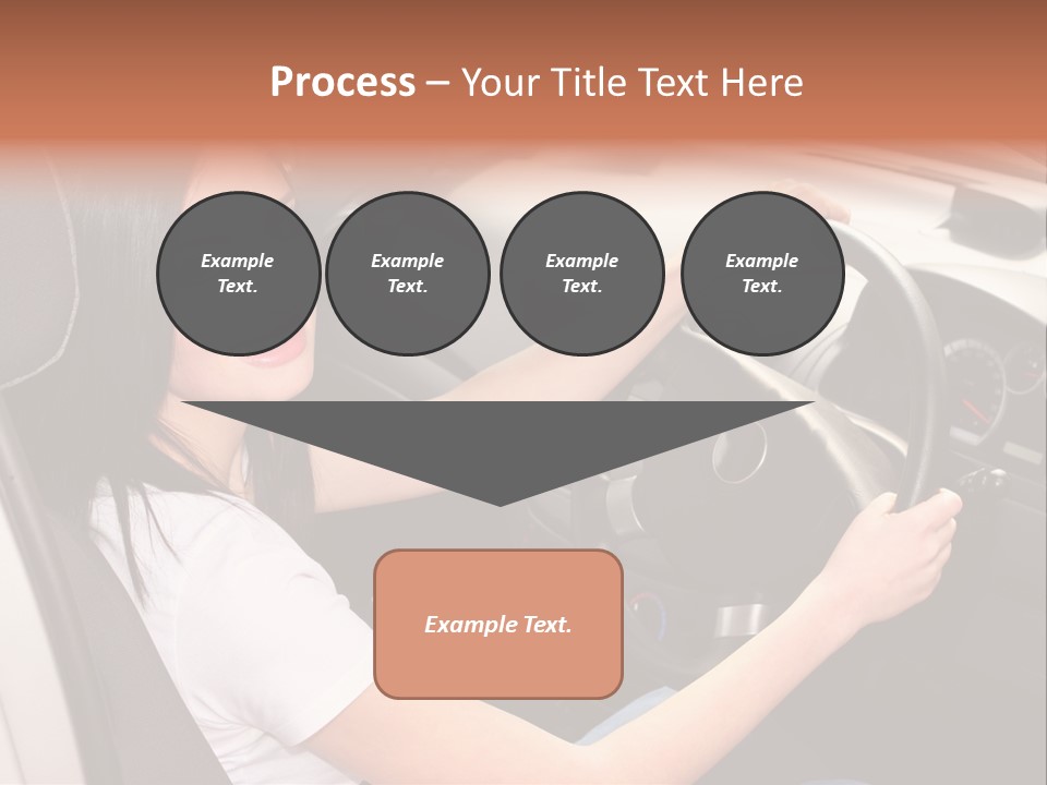 Girl Smile Portrait PowerPoint Template