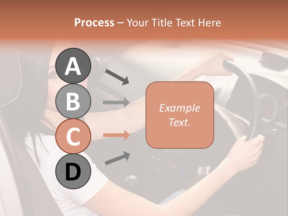 Girl Smile Portrait PowerPoint Template