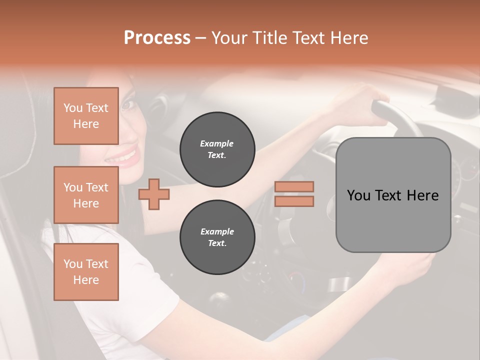 Girl Smile Portrait PowerPoint Template