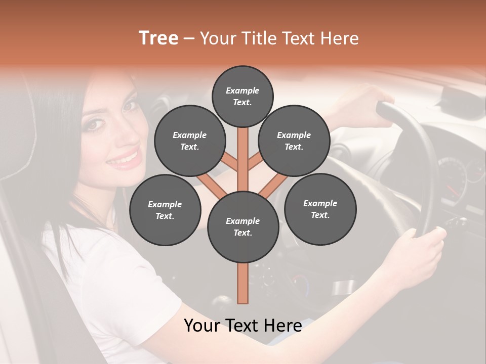 Girl Smile Portrait PowerPoint Template