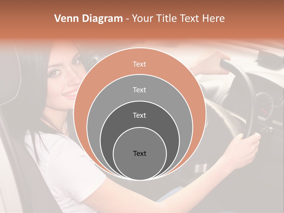 Girl Smile Portrait PowerPoint Template