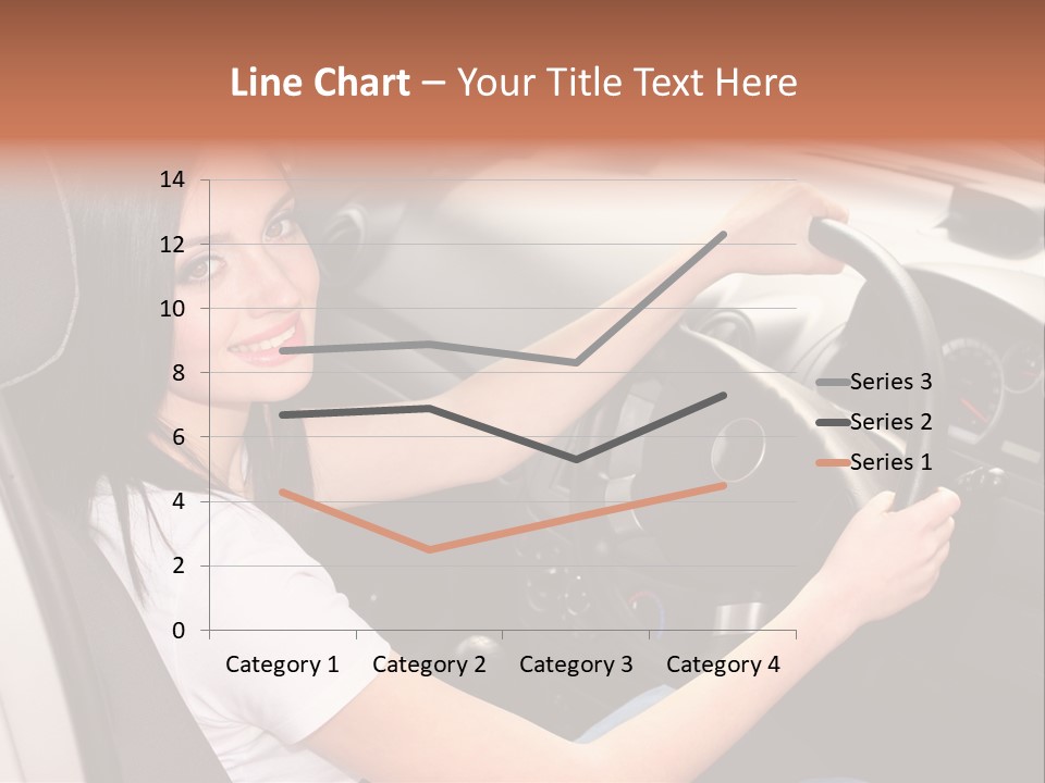 Girl Smile Portrait PowerPoint Template