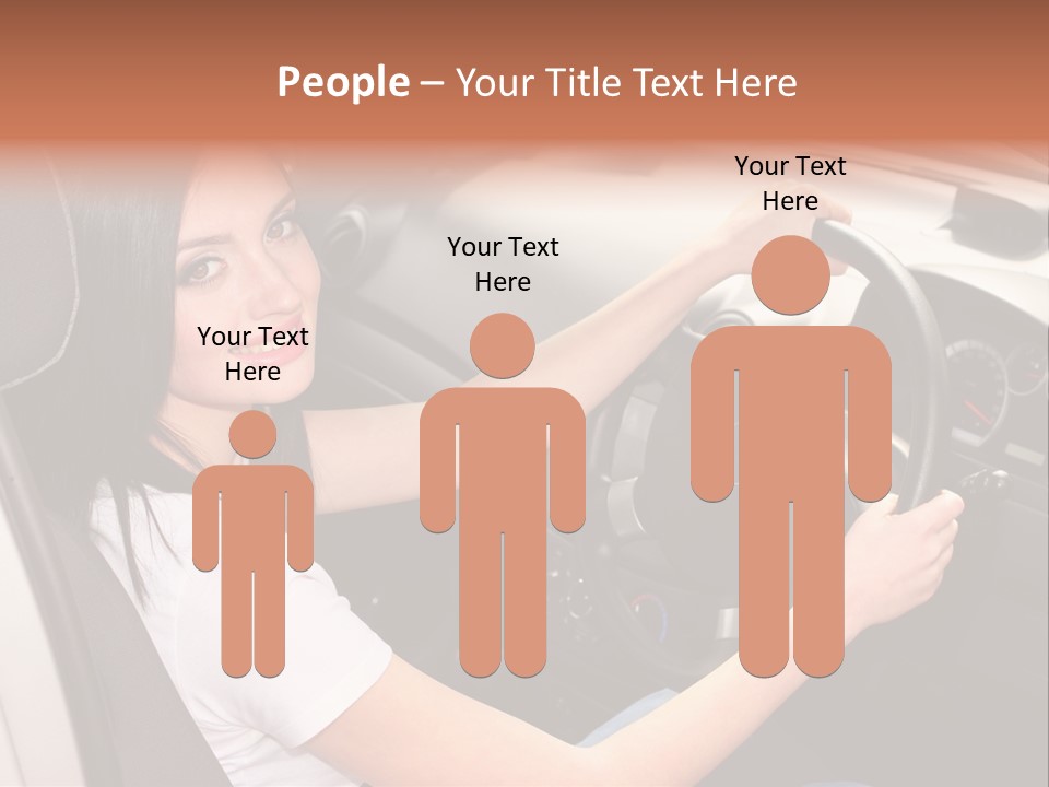 Girl Smile Portrait PowerPoint Template