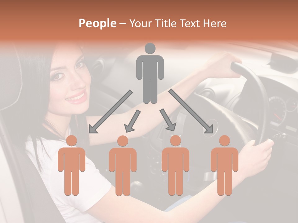 Girl Smile Portrait PowerPoint Template