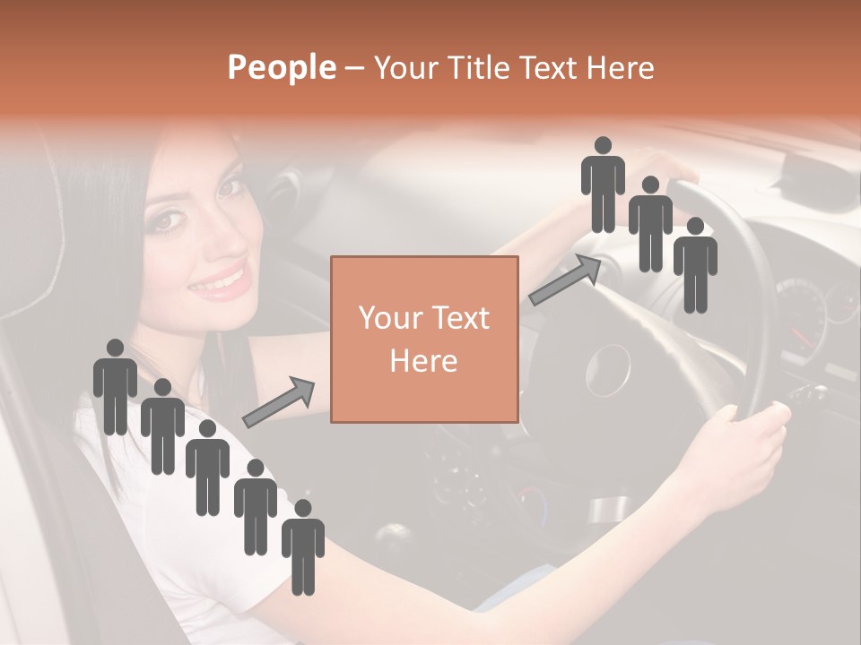 Girl Smile Portrait PowerPoint Template