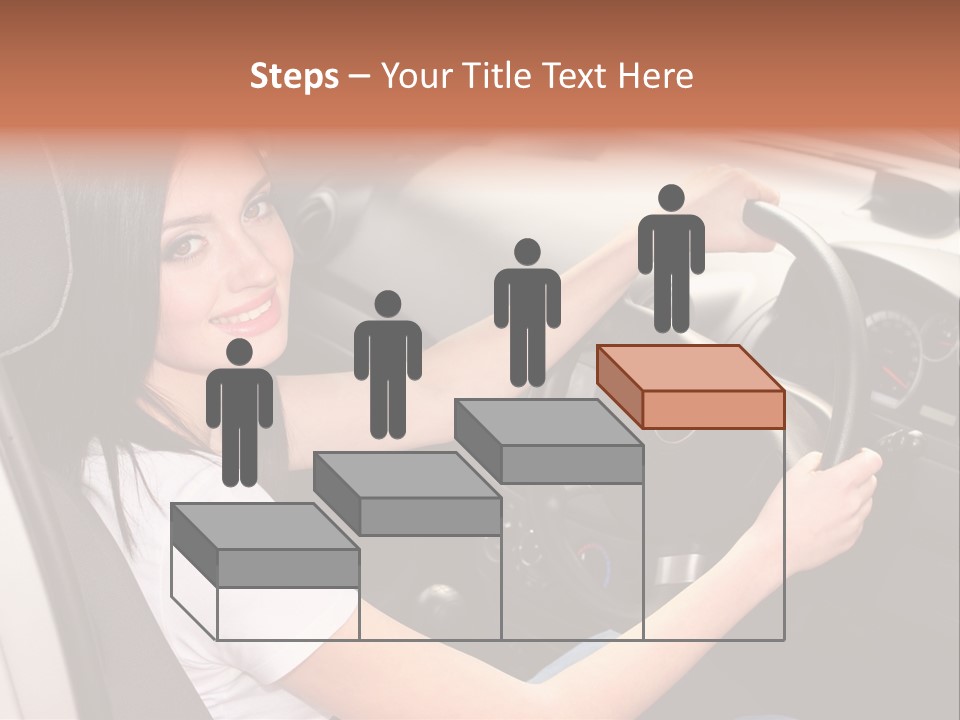 Girl Smile Portrait PowerPoint Template