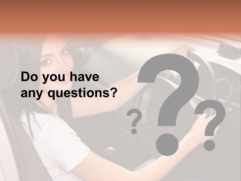 Girl Smile Portrait PowerPoint Template