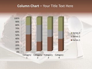 Gourmet Cream Serving PowerPoint Template