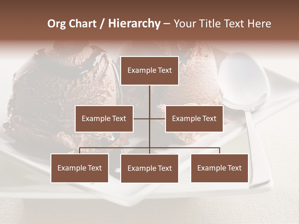 Gourmet Cream Serving PowerPoint Template