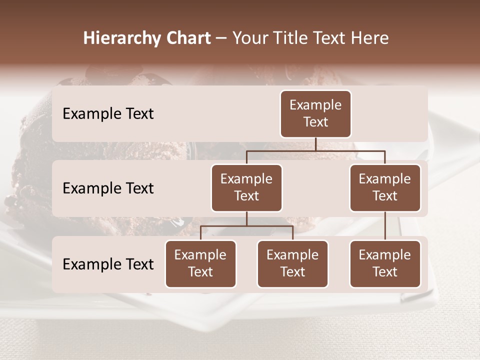 Gourmet Cream Serving PowerPoint Template