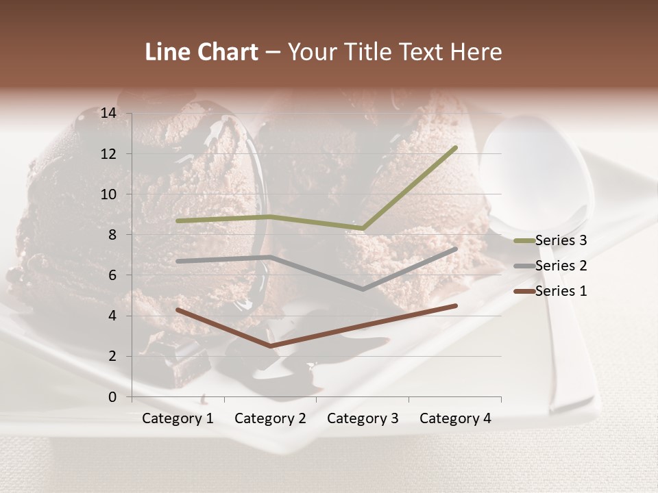 Gourmet Cream Serving PowerPoint Template
