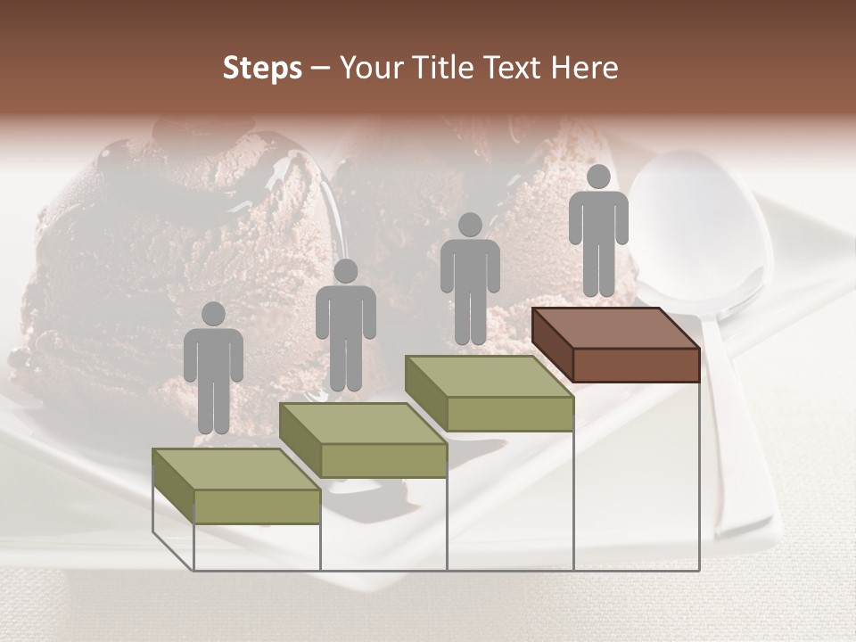 Gourmet Cream Serving PowerPoint Template