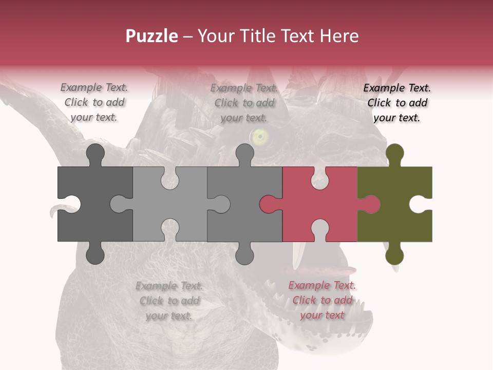 Green Danger Gray PowerPoint Template