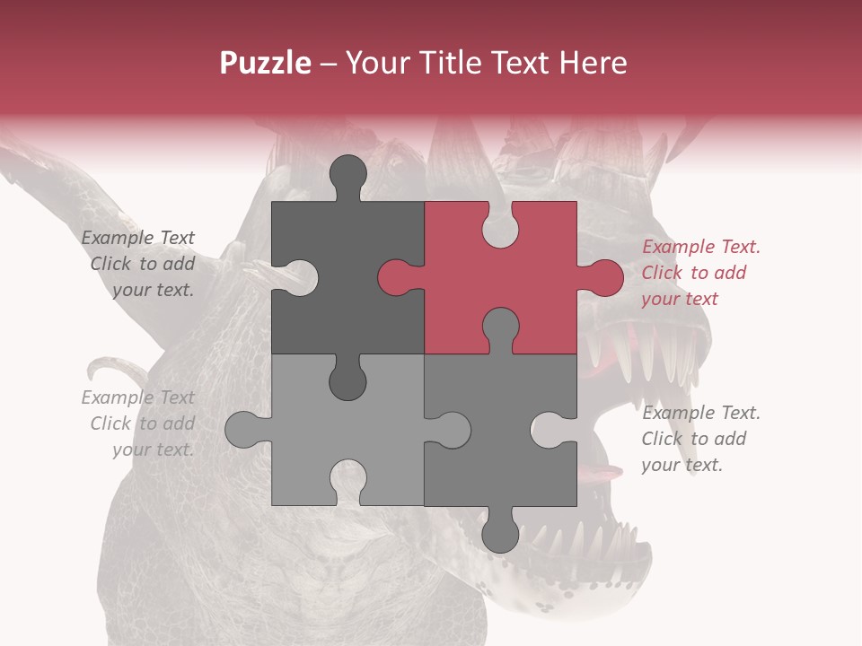 Green Danger Gray PowerPoint Template