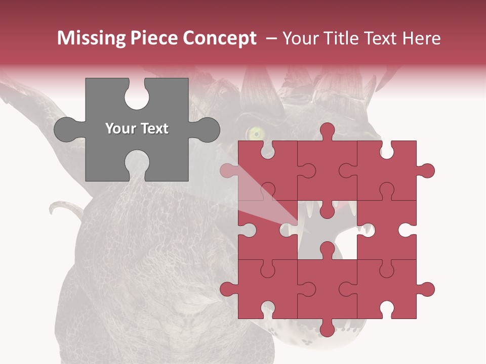 Green Danger Gray PowerPoint Template