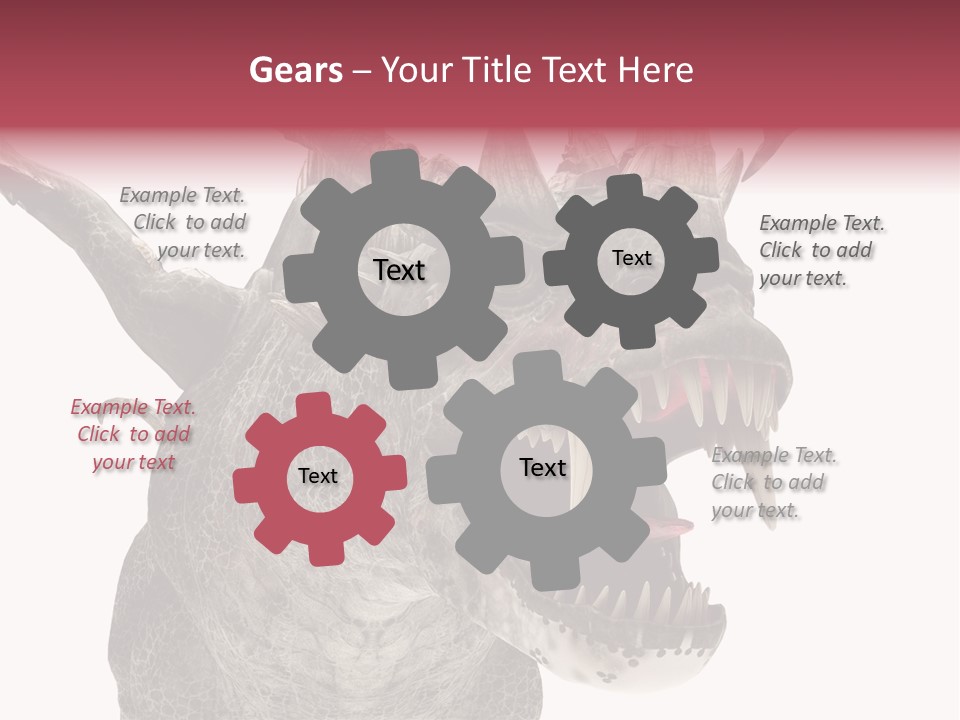 Green Danger Gray PowerPoint Template